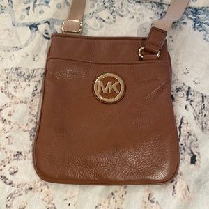Michael Kors, slim, leather Crossbody bag